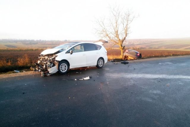 Accident rutier la Șeptelici, raionul Soroca: Două persoane transportate la spital
