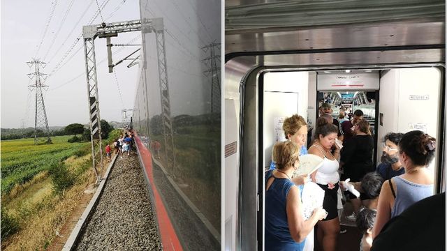 Frecciarossa fermo sotto il sole per un guasto alle porte di Roma