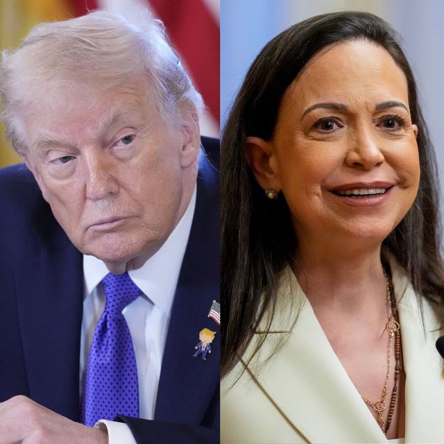 Trump recibe a María Corina Machado horas después de ensalzar a la jerarca chavista Delcy Rodríguez