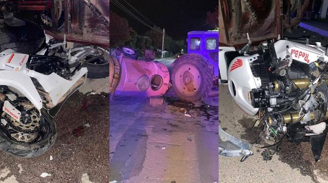 Accident fatal la Dondușeni: Un motociclist si pasagera sa de 21 de ani au murit, după ce s-au izbit de un tractor cu cisternă