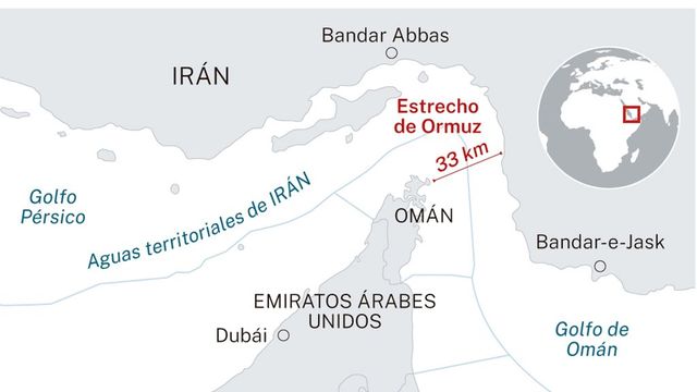 Irán prohíbe el paso por el estrecho de Ormuz y el mercado mundial de petróleo se asoma al abismo