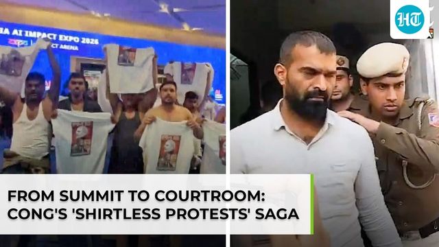 Congress already naked: PM Modi shreds party over shirtless protest at AI Summit