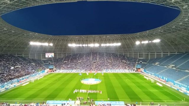 Câți spectatori sunt în tribune la derby-ul Universitatea Craiova - FCSB