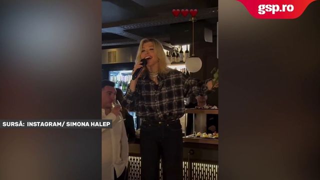 Simona Halep a petrecut de Revelion la Poiana Brașov