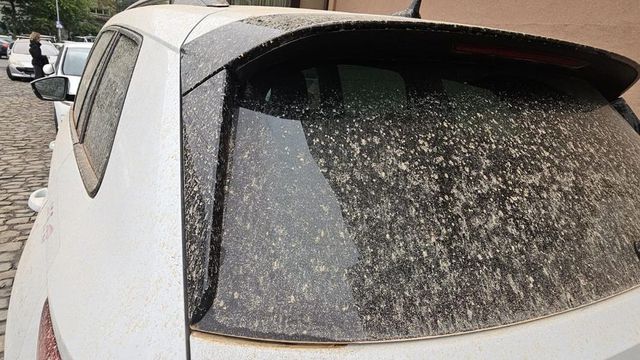 Praf saharian deasupra României