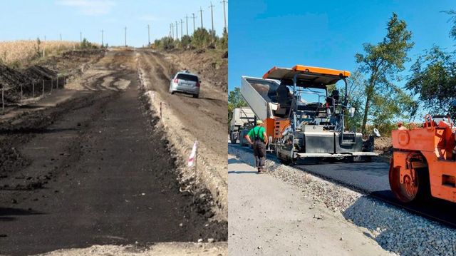 Drumul dintre Hîrtop și Ghindești, un coșmar pentru șoferi după ploaie: În noroi a rămas blocat un autobuz școlar