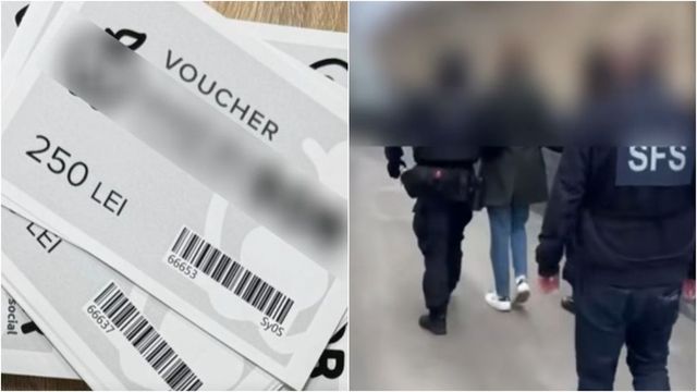 Poliția și Fisc anunță reținerea a doi suspecți în dosarul spălării a 173 de milioane de lei în urma unei scheme de vânzare a voucherelor