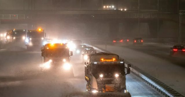 Sněhové bouře ochromily Polsko