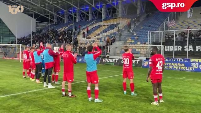 Petrolul - UTA Arad » Arădenii salută cei 20 fani deplasați de la Arad