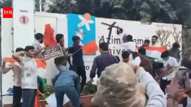 ABVP activists booked for trespass, assault at Azim Premji University in Bengaluru