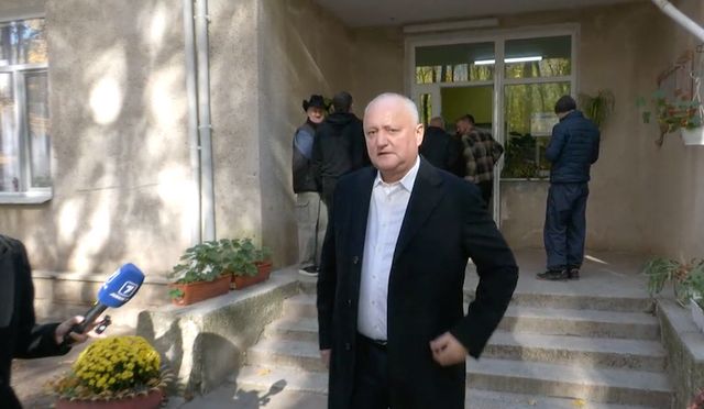 Președintele PSRM, Igor Dodon, a votat