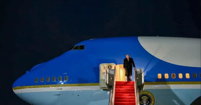 Trump odletěl na ostře sledovanou návštěvu Číny