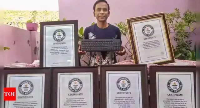 JNU Computer Operator Holds Nine Guinness Records For Typing Skills