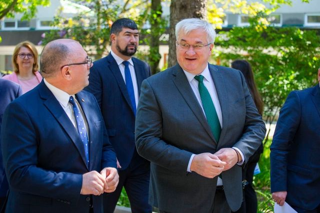 Ministrul de Externe al Ucrainei a vizitat orașul Bălți în cadrul unei întrevederi oficiale cu autoritățile locale