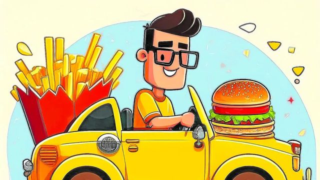 ¿Qué tienen que ver los atascos de tráfico con las hamburguesas?