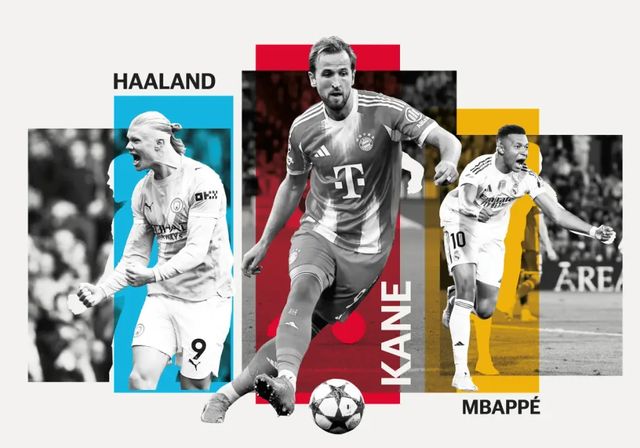 Kane, Haaland y Mbappé, en el nombre del gol