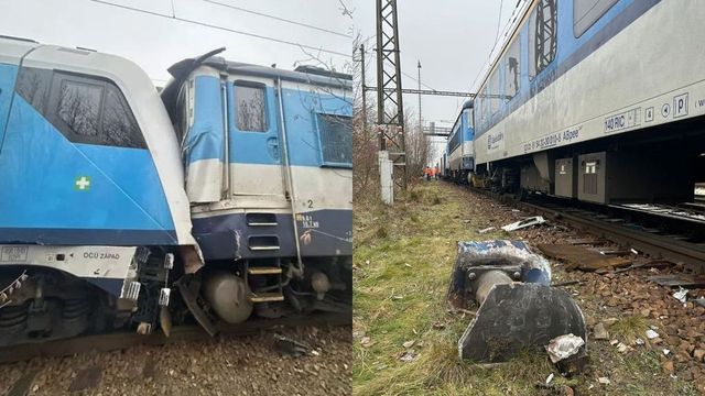 42 de persoane au fost rănite după ce două trenuri s-au ciocnit în Cehia