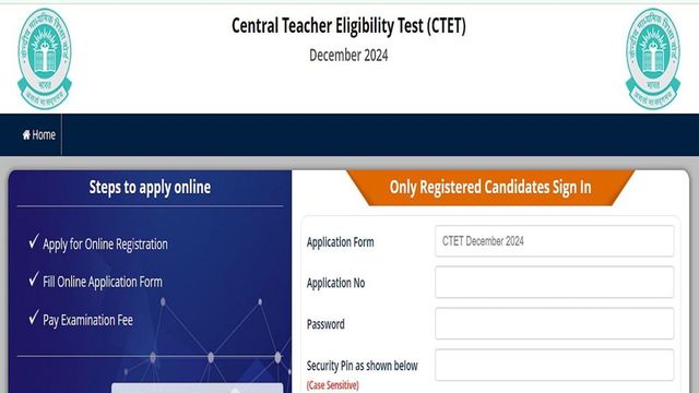 CTET December 2024 registration begins, apply till October 16