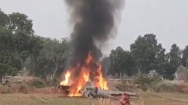 IAF's MiG 29 fighter jet crashes near Agra