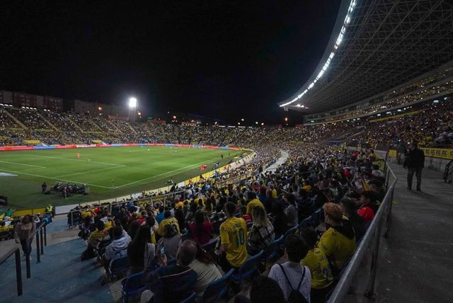 Disparos en el Estadio de Gran Canaria