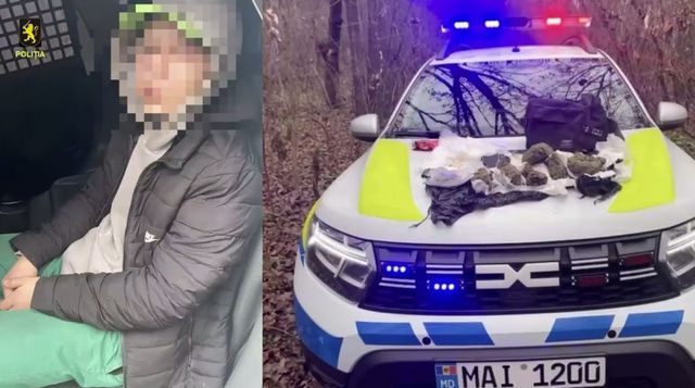 Tânăr prins în Chișinău cu droguri de peste 350.000 de lei