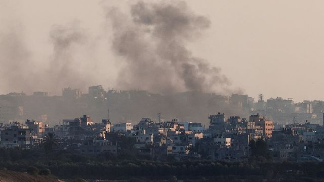 Israeli strike on a school-turned-shelter in Gaza kills at least 27 people