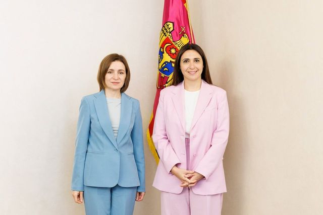 Marinela Raouna, ministra pentru afaceri europene a Ciprului, este decorată în Moldova cu Ordinul Onoarei