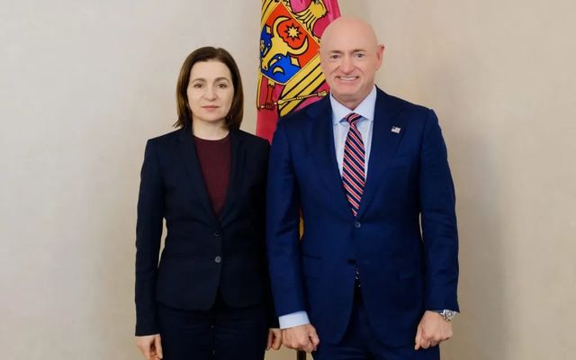 Maia Sandu s-a întâlnit cu senatorul american Mark Kelly