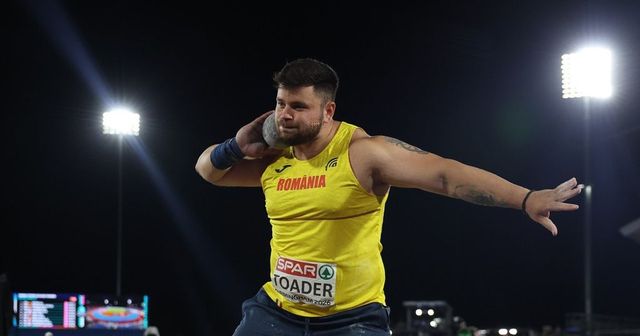 Andrei Rareș Toader, locul 5 în finala de aruncarea greutății la Campionatele Europene de la Birmingham