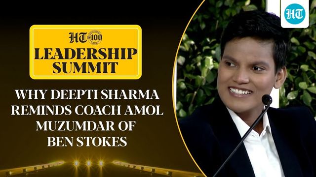 Deepti Sharma on how Amol Muzumdar motivated India after three world cup defeats | HTLS 2025