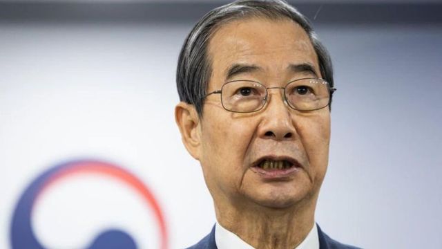 South Korea's Opposition-Controlled National Assembly Votes to Impeach Acting President Han Duck-Soo