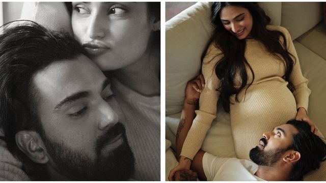 Athiya Shetty flaunts her baby bump, while KL Rahul gives major husband goals as he… in cute maternity photoshoot – See pics