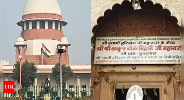 SC questions UP govt on Bankey Bihari temple ordinance