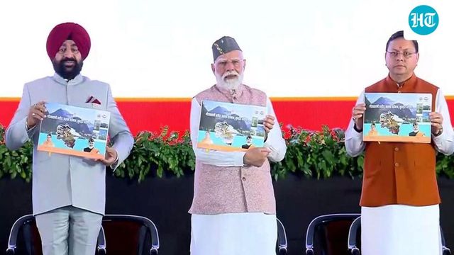 PM Modi Inaugurates Projects Worth Over Rs 8,000 Crore On Uttarakhand Formation Day
