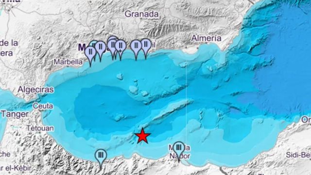 Sentido en municipios de Málaga y Granada un terremoto de 4,2 frente a costas de Melilla