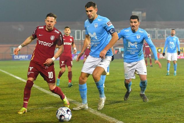 Liga 1, play-off: CFR Cluj câștigă cu mari emoții la Voluntari