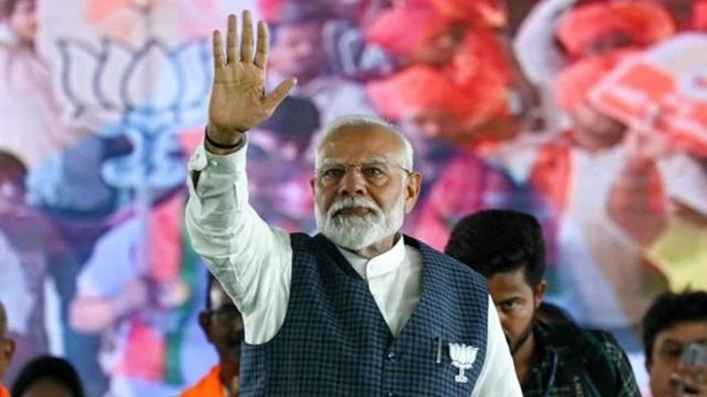 PM Modi Arrives At BJP Headquarters, Greets Party Workers After Big Win In Haryana Polls