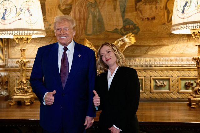 Premierul italian s-a întâlnit cu Donald Trump la complexul său din Florida