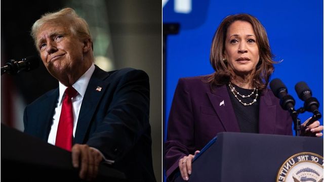 Trump o acuză pe Kamala Harris că ″a devenit neagră″