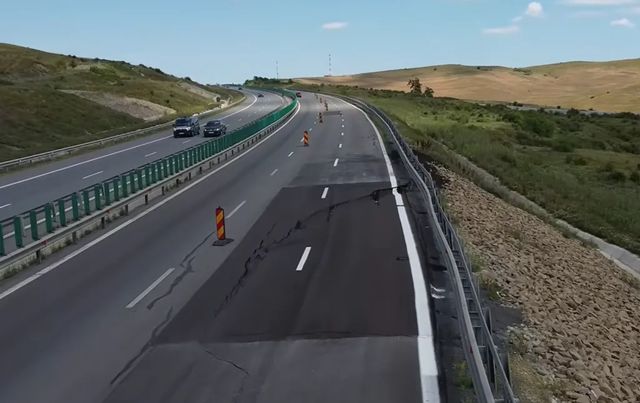 Asfalt surpat pe Sebeș-Turda: Constructorul anunță că va repara defecțiunea pe propria cheltuială