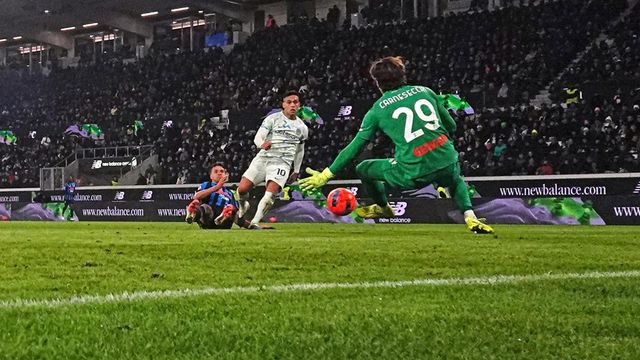 Inter corsara a Bergamo, battuta di misura l’Atalanta