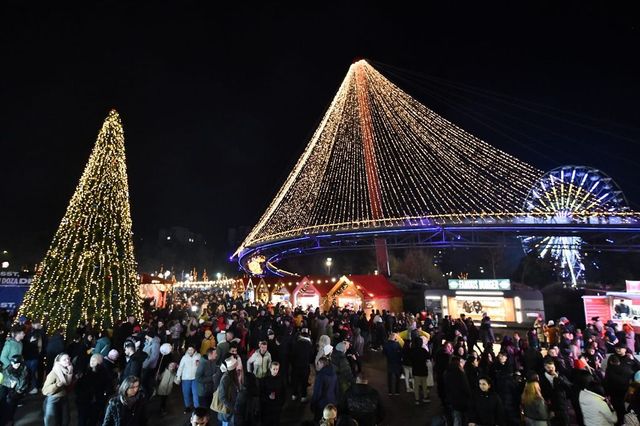 Târgul de Crăciun din Sectorul 4 a adus bucurie și magie la Patinoarul Berceni Arena