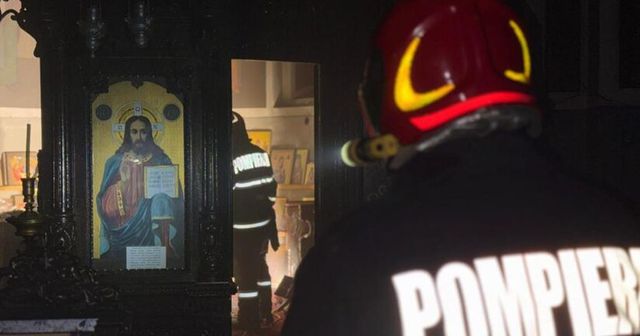 Incendiu în nteriorul Bisericii „Adormirea Maicii Domnului” din municipiul Dorohoi