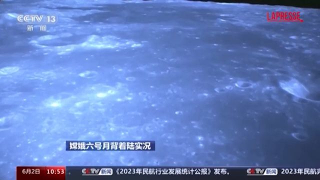 La sonda cinese Chang'e-6 tocca il suolo lunare