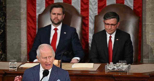 Carlos III corona su viaje a EE UU con un discurso histórico ante el Congreso