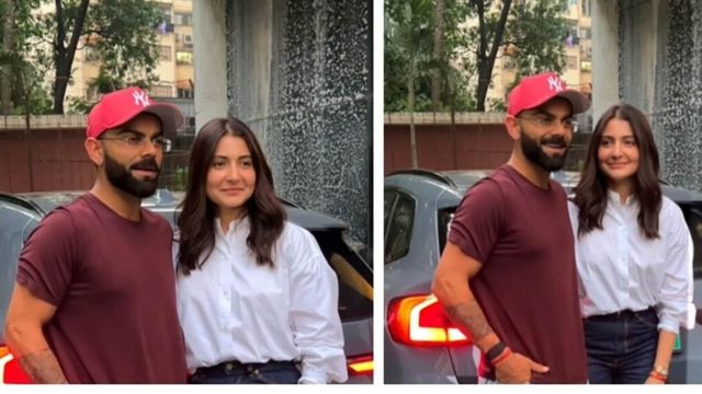 Anushka Sharma, Virat Kohli make heads turn in Mumbai, watch