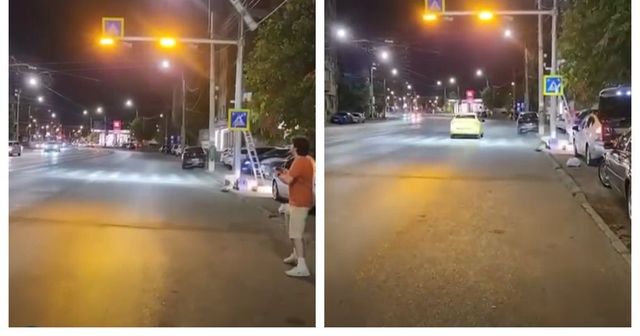 Prima trecere de pietoni inteligentă din București