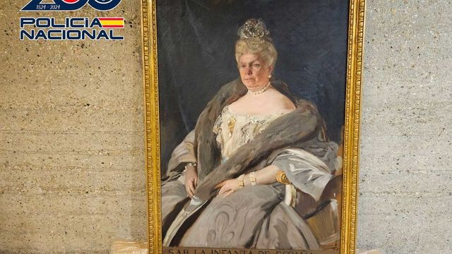 La Policía recupera el cuadro 'La Chata' de Sorolla, desparecido hace 50 años