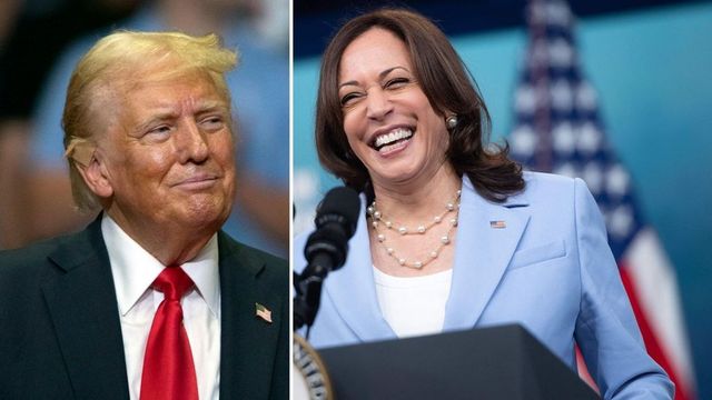 Kamala Harris stung Donald Trump in a new poll following Biden's dropout