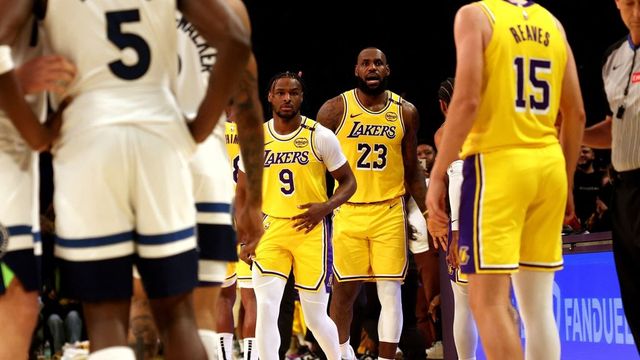 LA Lakers' LeBron James and Bronny James Make History as First Father-Son Duo to Play Together in NBA